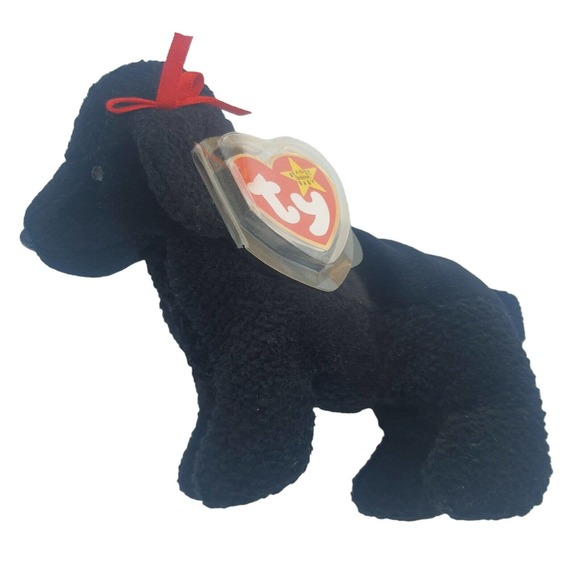 TY Beanie Baby GIGI MINT Protected 1997 1998 RARE Errors Tush Tag Black Poodle - Picture 12 of 14